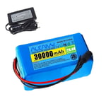 24V 30Ah 7S3P Batteri 30000mAh Elektrisk Cykel Li-ion Batteri Pack&Laddare