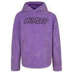 Hurley Hrlb Tie Dye Pullover Hoodie Sweat-Shirt, Violet Vif, 10 años Fille