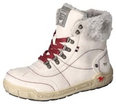 Mustang Femme 1290-607 Bottine, 100 Blanc, 37 EU