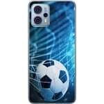 Motorola Moto G23 Transparent Mobilskal Fotboll