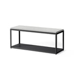 HAY - New Order Bench Combination 100 Charcoal / Remix 123 - Stefan Diez - Metall/Textilmaterial