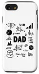 Coque pour iPhone SE (2020) / 7 / 8 Dad Squared Second Time Dad Math Second Power Father