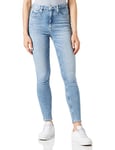 Calvin Klein Jeans Women's High Rise Super Skinny Ankle J20j219334 Pants, Blue, 26W