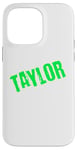 Coque pour iPhone 14 Pro Max Taylor Vert fluo