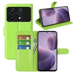 Xiaomi Poco F6 Pro      Pu Wallet Case    [Green]