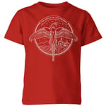 Harry Potter Order Of The Phoenix Kids' T-Shirt - Red - 5-6 ans - Rouge