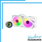 Lian Li Galahad II Trinity SL AIO 240mm Performance ARGB CPU Water Cooler - Whit