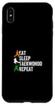 Coque pour iPhone XS Max Eat Sleep Taekwondo Repeat - Arts martiaux de taekwondo