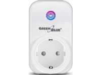 GreenBlue WIFI fjärrstyrt uttag GreenBlue GB155G Android iOS Alexa Google Home timer max 2000W (tysk typ)