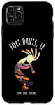 Coque pour iPhone 11 Pro Max Fort Davis Texas USA Motif Kokopelli dansant