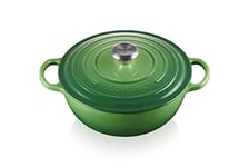 Le Creuset Marmite Signature en Fonte Émaillée avec Couvercle, 26 cm, Ronde, 4 L, 4,255 kg, Bamboo, 21114264080430