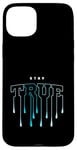 Coque pour iPhone 15 Plus Graphique bleu Stay True Blue