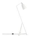 Gubi - Gräshoppa Floor Lamp - Alabaster White Glossy - Läslampor - Greta Magnusson Grossman - Vit