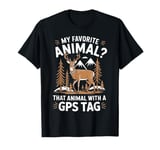 My Favorite Animal GPS Tag Tracking Animals T-Shirt