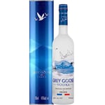 GREY GOOSE Premium French Vodka with Limited Edition Gift Tin, 40% ABV, 70cl / 700ml, Made from The Finest French Single-Origin Wheat & Natural Spring Water