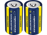 Esperanza Ezb107 Esperanza Alkaliska Batterier Lr14 C 2St Blister