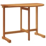 Table pliable de balcon 90x60x72 cm bois d'acacia solide vidaXL - N/A