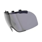 ABUS Visor for the GameChanger TT 1.1 Bike Helmet - anti-fog and form-fitting Visor for good visibility and Aerodynamics - easy to attach and remove - Bike Helmet Accessories - Smoke, Size L