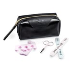 Parsa - LOV.U Manicure- & Pedicure Set + Makeup Purse Black