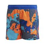 adidas Ya Camo Shorts Slips de Bain Mixte Enfant, azurea, 116 (5/6 años)