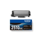 Brother TN2510XXL - Ultra High Yield - svart - original - tonerkassett