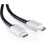 Hög hastighets HDMI 2.0b-kabel med Ethernet | För överföring av ultra HD-signaler | 0,75 m i svart | 2160p 4K 50/60 Hz Cana