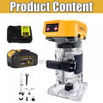 For DeWalt 18V Cordless Brushless Laminate Router Trimmer 5.0Ah Battery 30000Rpm