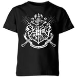 T-Shirt Enfant Emblèmes des Maisons de Poudlard - Harry Potter - Noir - 3-4 ans