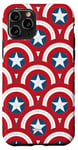 Coque pour iPhone 11 Pro Marvel Captain America 4: Brave New World Shield Pattern