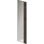 Porte-manteau mural avec miroir couleur Fango H182x50x4cm