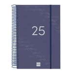 Agenda Finocam YEAR Bleu 16,5 x 24,2 cm 2025