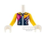 LEGO Friends Mini Figure Torso - Yellow Ski Vest