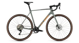 Velo de cyclocross cube cross race c 62 pro shimano grx 11v 700 mm gris vert swamp 2024