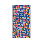 2025 Pocket Planner: Two-Year-Plus Monthly Pocket Calendar Planner (29-Month): August 2024 - December 2026, 6.5" x 3.5" - Groovy Noodles