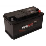 SKANBATT Fritidsbatteri 12V 100AH 780CCA (354x175x190/190mm) +høyre