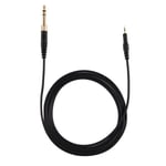 Ljudkabel till Audio Technica ATH-M50X / ATH-M40X 6,35+3,5mm till 2,5mm - 2meter