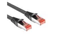 Act Black 15 Meter Cat6a U/Ftp Pvc High Flexibility Tangle-Free Patch Cable Snagless With Rj45 Connectors (Fb5015)