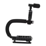 New Handheld Video Camera Stabilizer With LED Light Mic U Shape Camera Stabiliz