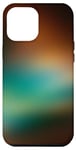 Coque pour iPhone 12 Pro Max Galaxis turquoise orange nuages dégradé