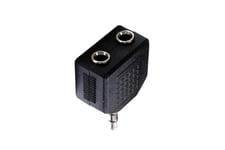 ADAPTATEUR JACK 3,5 STEREO MALE / 2 X JACK 3,5 STEREO FEMELLE