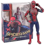 (a) Shf Spider Man Homecoming, Spiderman, PVC-toimintahahmo keräilymallilelu