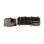 Loungegrupp Comfort Garden Wisconsin med Divan 5-sits