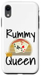 iPhone XR Funny Rummy Queen Card Game Winner Mom Mother Grandmother Case