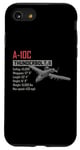 Coque pour iPhone SE (2020) / 7 / 8 Avion américain A-10C Thunderbolt II