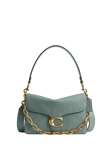 Coach Chain Tabby Leather Crossbody Bag, Sage