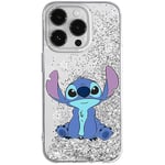 ERT GROUP Coque de téléphone Portable pour Apple Iphone 14 Pro Max Original et sous Licence Officielle Disney Motif Stitch 006, avec Effet de débordement de Paillettes