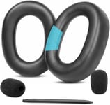 Coussinets de Rechange compatibles avec Casque sans Fil Jabra Evolve2 85 UC / Evolve2 85 MS (ne Convient Pas aux écouteurs Elite 85H) en Cuir protéiné.[G1420]