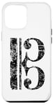 Coque pour iPhone 12 Pro Max Clef d'Ut (Noir Ancien) Viola, Violoncello, Cello, Trombone