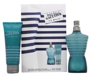 JEAN PAUL GAULTIER LE MALE GIFT SET 75ML EDT + 75ML SHOWER GEL - MEN'S FOR HIM