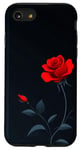 Coque pour iPhone SE (2020) / 7 / 8 Rose Minimalisme Floral Nature Beauté Romance Cadeau